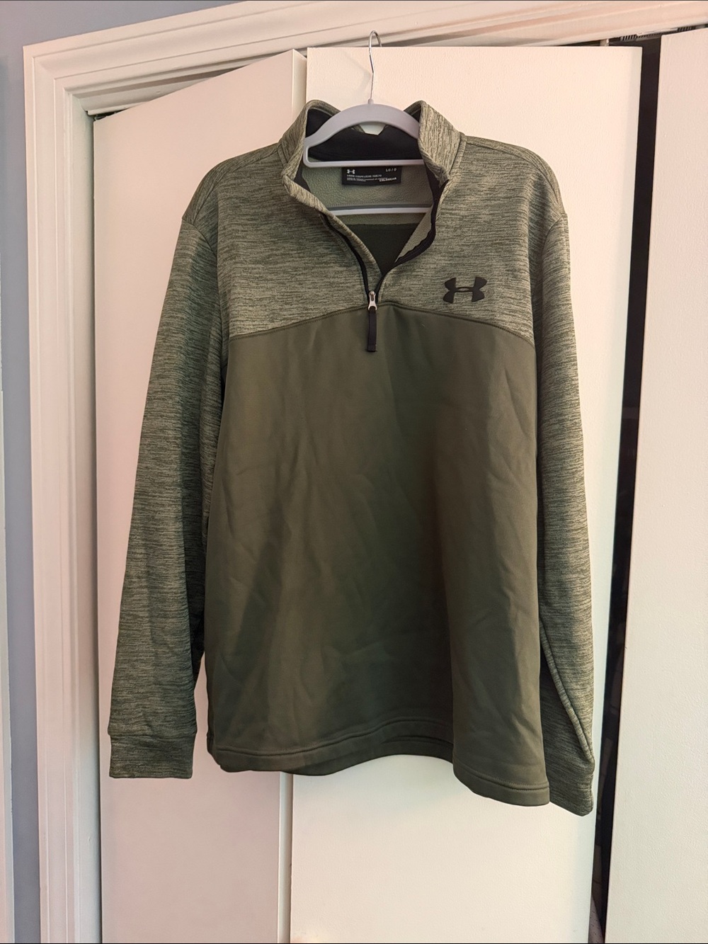 Under Armour Olive Quarter-Zip Pullover